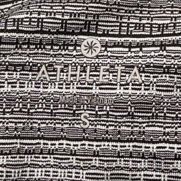 Athleta High Rise Jacquard “Chaturanga” Tight Leggings in Grey – Size Small - Picture 5 of 8